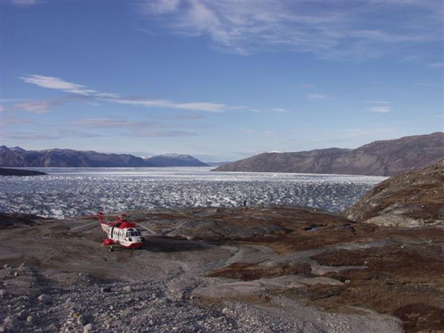 Indlandsisen er et af de mange steder, hvor klimaændringerne ses tydeligt.