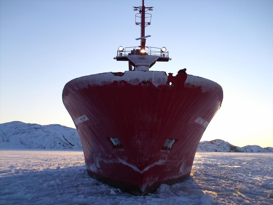 Qasigiannguit, vinteren 2008