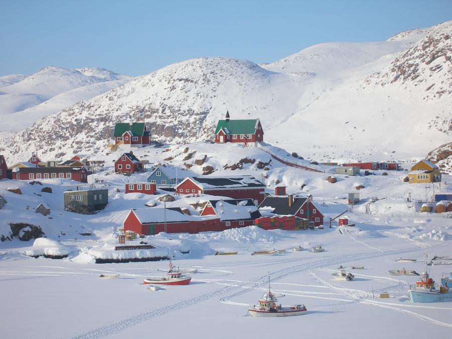 Forår i Kangersuatsiaq, året er ukendt