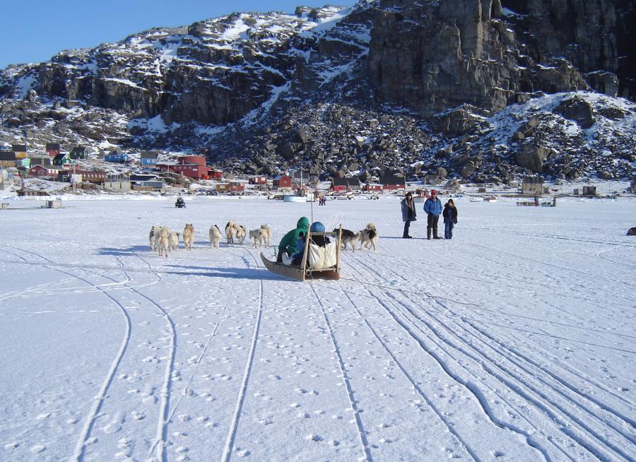 Ukkusissat, ved Uummannaq. 18. marts 2006