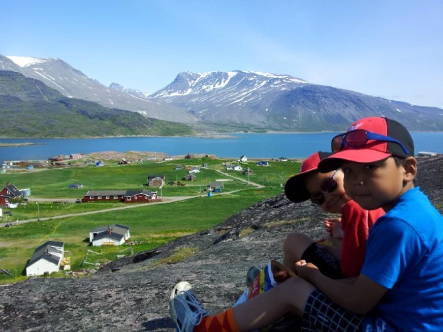 Sikke en udsigt fra Igaliku om eftemiddagen.