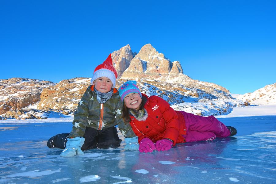 Joorut-Piitaq og Angela, Uummannaq 17. marts 2015
