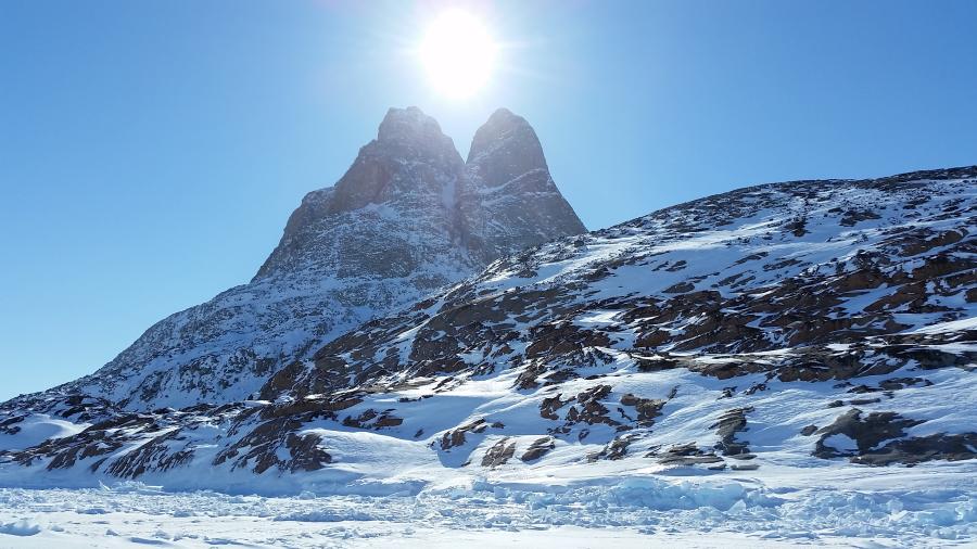 Uummannaq, hjertefjeldet, 19. april