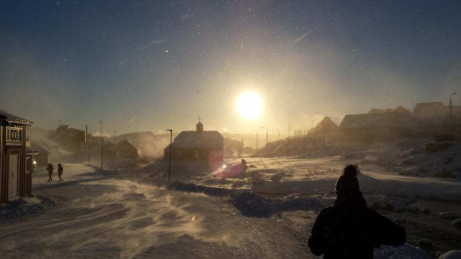 November-sol. Qaqortoq, 16. november 2016