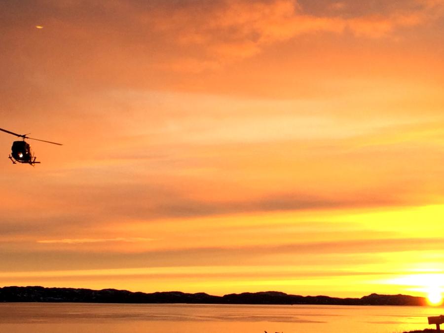 Helikopter tikilersoq soraalunga assilisara
