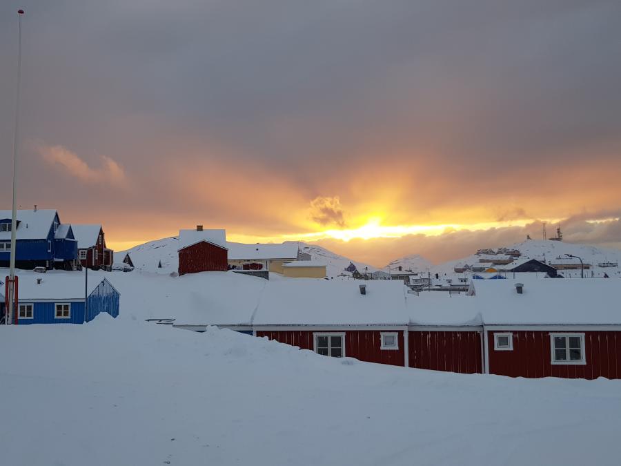 Solnedgang