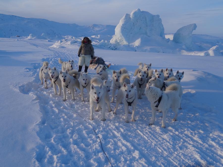 Overnatning på isen. Ilulissat, 28. marts 2019