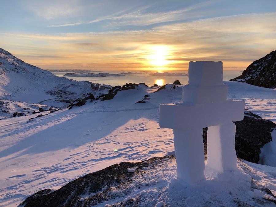 Sunset in Nuuk