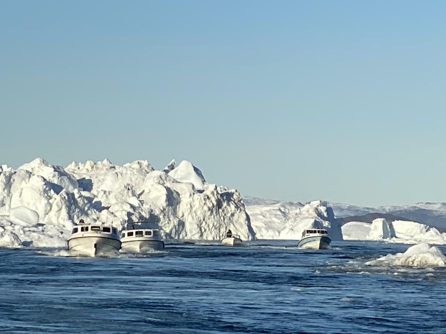 Issejlads. Mellem Oqaatsut og Ilulissat, 23. september 2020