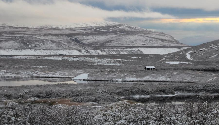 Apeqqammernerani. Kangerlussuaq, Sermersuup tungaanut (Sugarloaf-ip eqqaani) septembarip 12-at 2021
