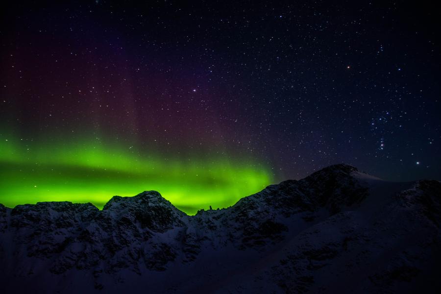Forlod Sisimiut for at fotografere stjernerne og nordlys.