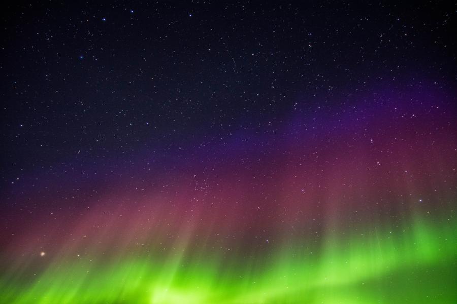 Forlod Sisimiut for at fotografere stjernerne og nordlys.