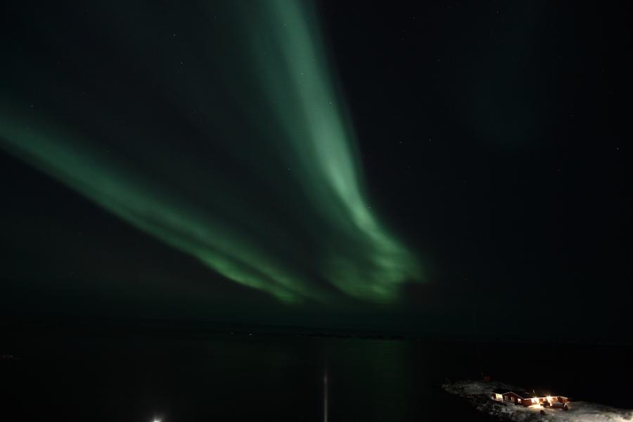 Nordlys over Nuuk