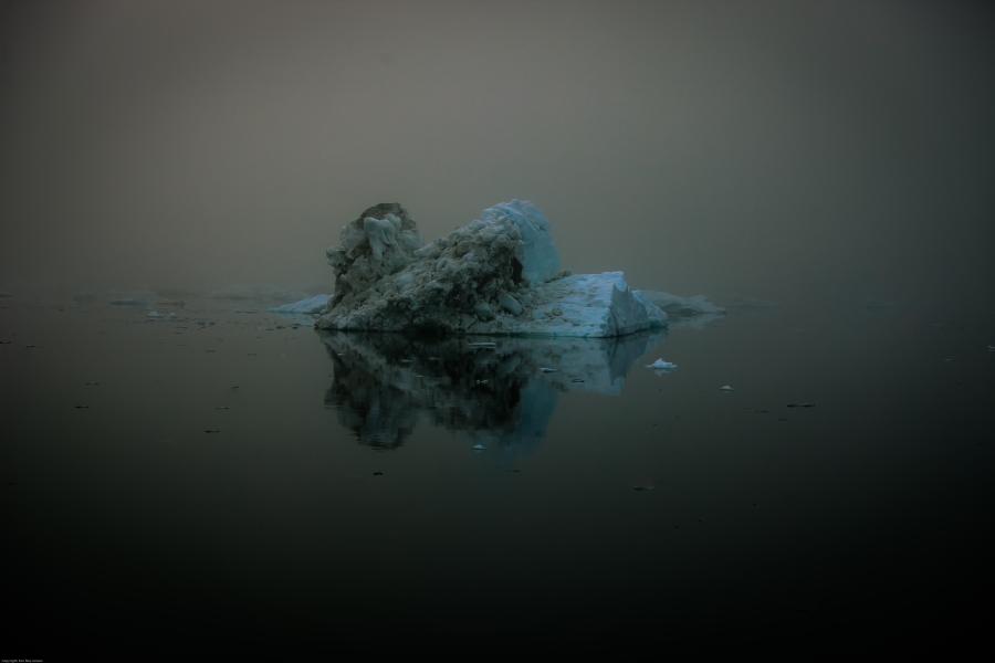 Is i tågen ved Ilulissat