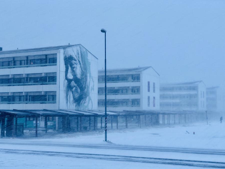 20. november 2018 Snefygning i Nuuk