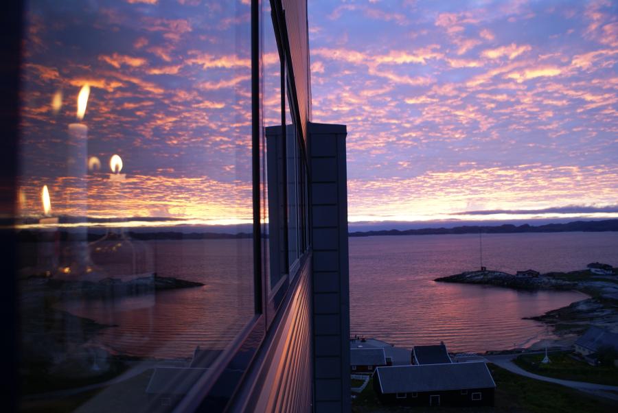 Solnedgang