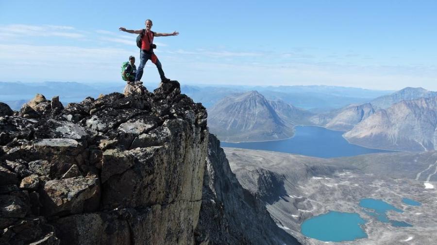 Niaqornaarsuaqs fjeld i Uunnartoq fjorden, 3. august 2019