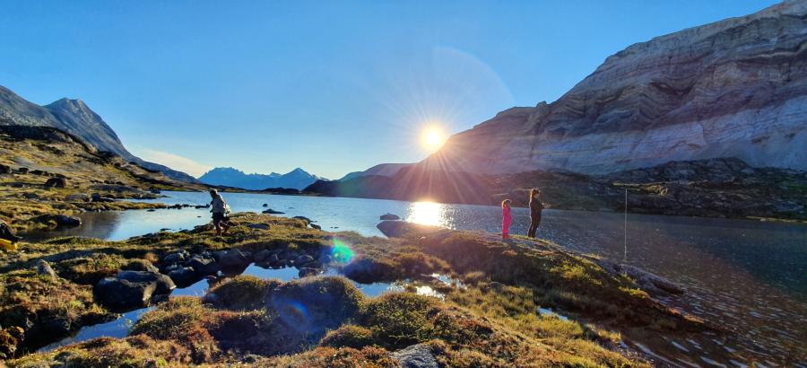 Ørredfiskeri ved Ukkusissat fjorden, 29. juni 2019