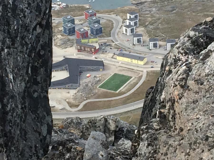 Mit billede er taget fra fjeldet Ukkusissaq (kendt som Store Malene på dansk). Nuuk, 27. august 2020