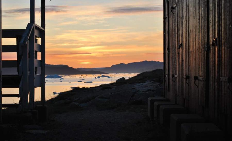 Solnedgang i Narsaq