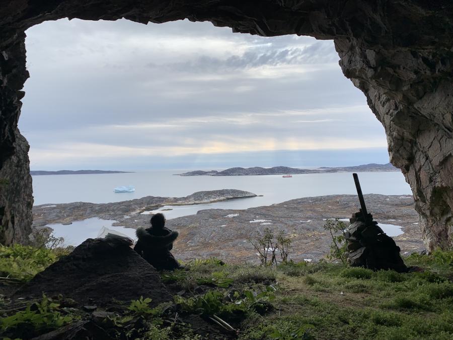 I Putorsuaq for at plukke kvaner i oktober. Ved Qaqortoq, oktober 2020