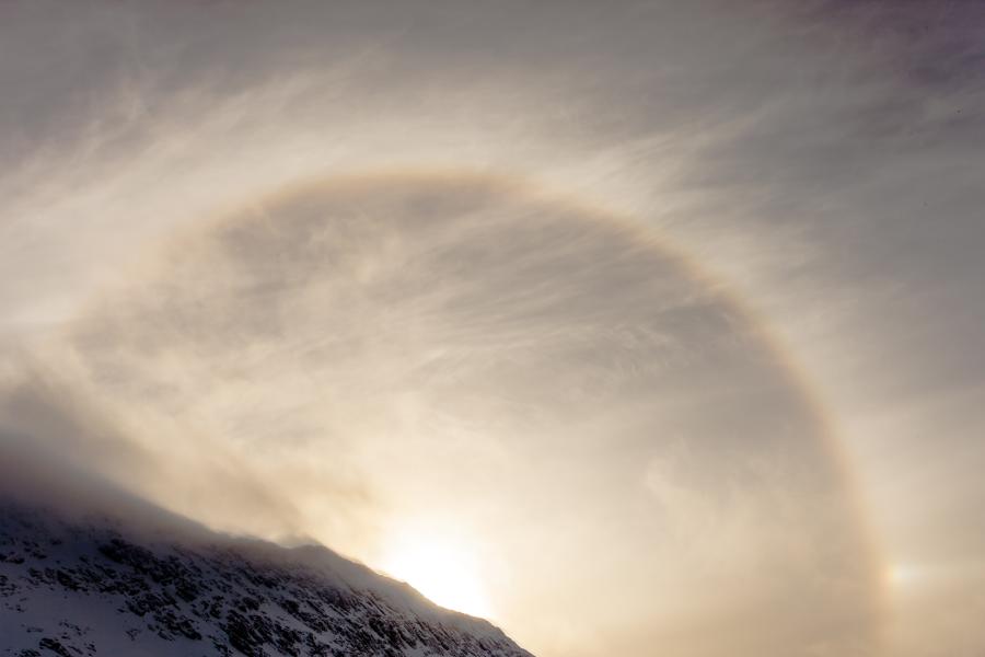 En halo over Stor Malene