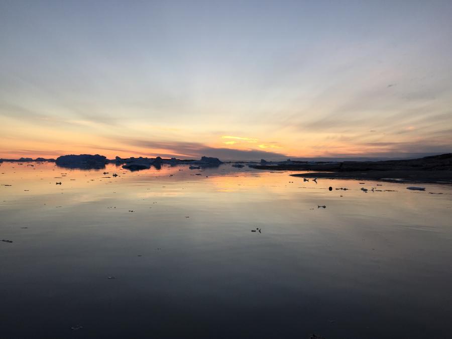 Ukiariartornerani Ilulissat eqqaani Kangerluarsummi avammut assilisaq.