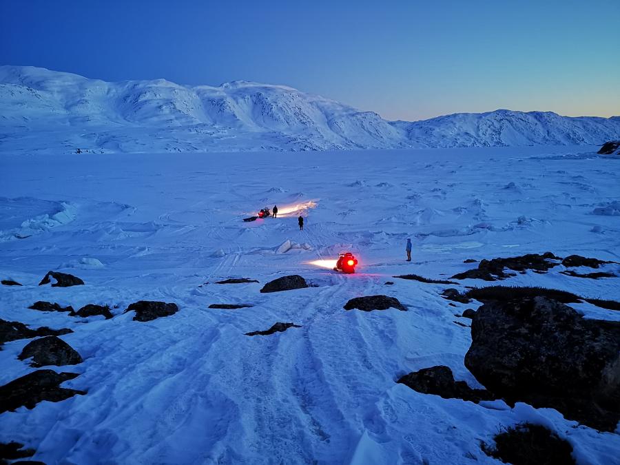 Sisimiut, Kangerluarsuk Tulleq (næste fjord). 18. april 2019