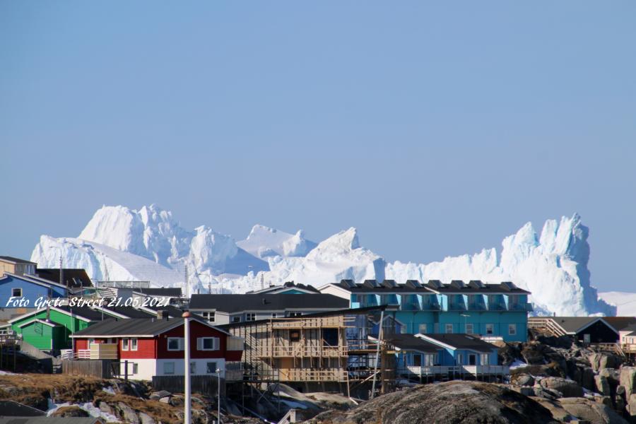 Kæmpeisfjelde. Ilulissat, 21. maj 2021