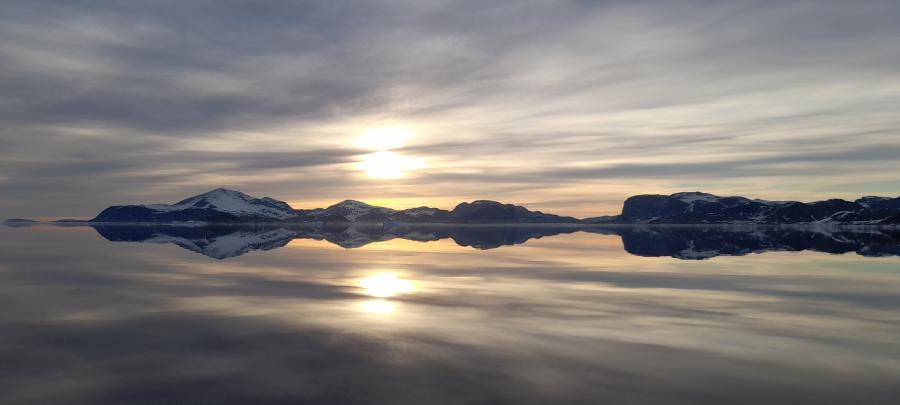 Havblik i foråret. Kangersuatsiaq, 28. maj 2021