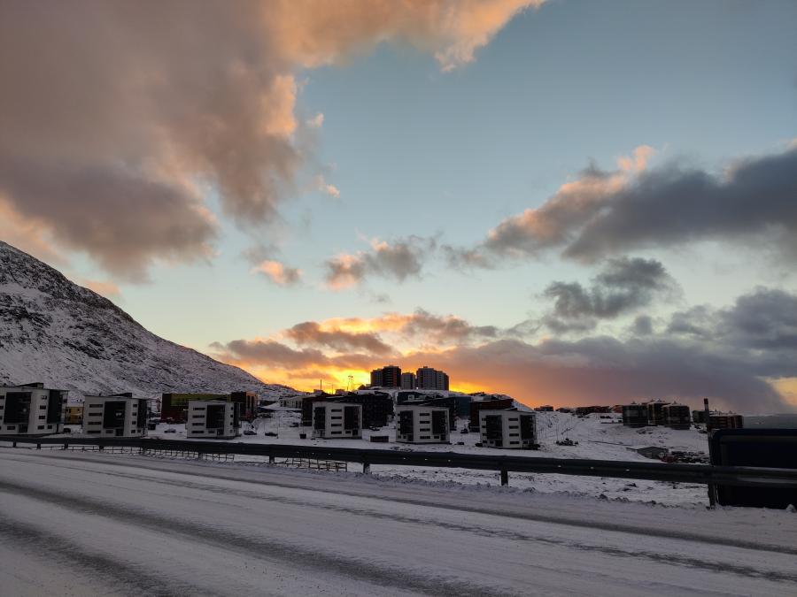 Solnedgang