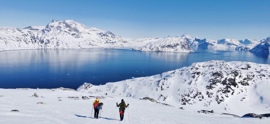 Sermitsiap Kangerlua (Sermitsiaqs fjord). Nuuk, 16. april 2022