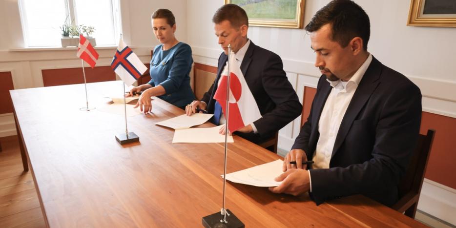 Múte B. Egede, Mette Frederiksen, Bárður á Steig Nielsen