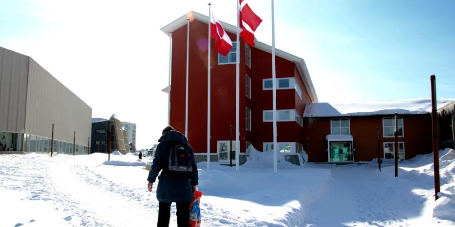 Inatsisartut Nuuk flag