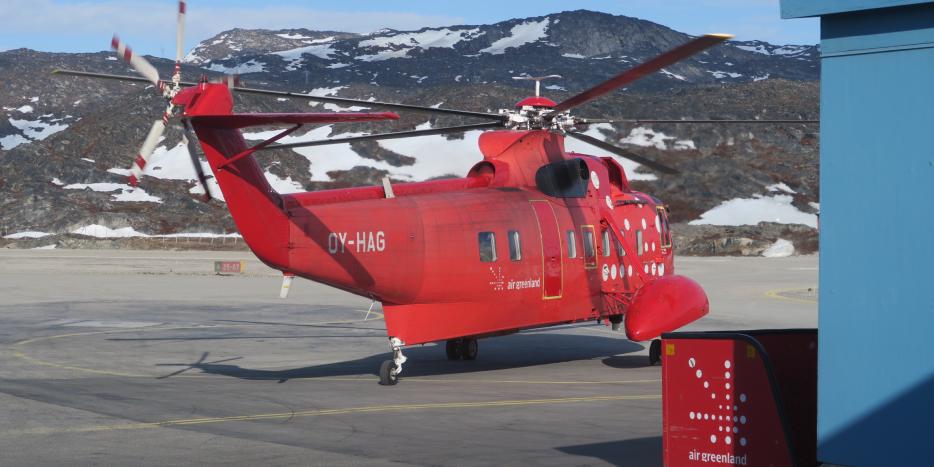 Donald Tusk ankommer til Ilulissat